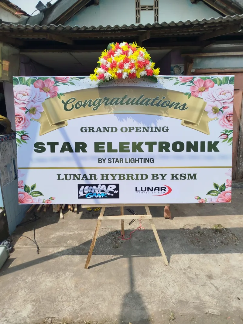 PAPAN BUNGA GRAND OPENING