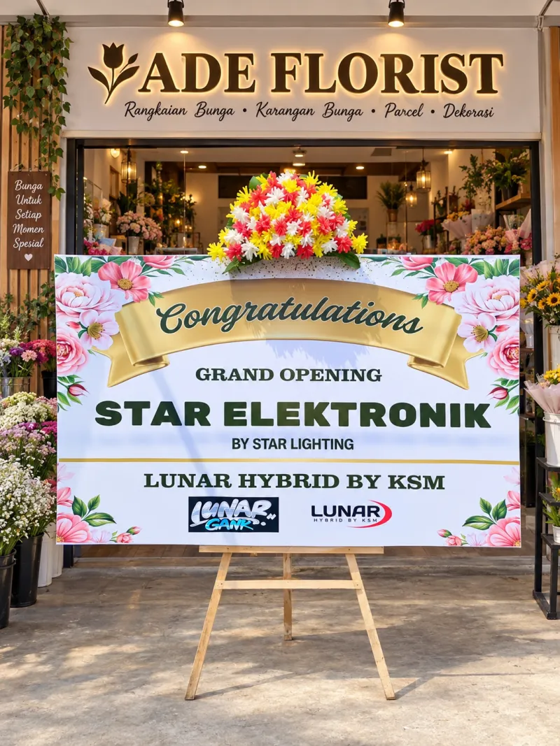 PAPAN BUNGA GRAND OPENING